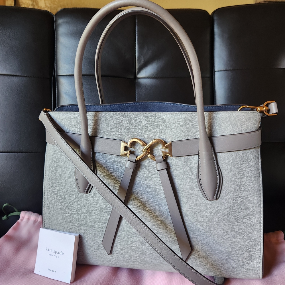 Kate Spade Cream and Tan Satchel